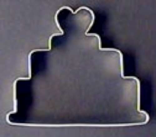 Wedding Cake Cookie Cutter - Click Image to Close